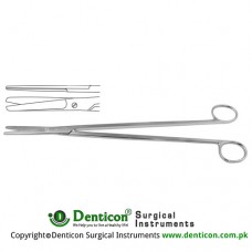 Stelzner Rectal Scissor Straight Stainless Steel, 31 cm - 12 1/4"